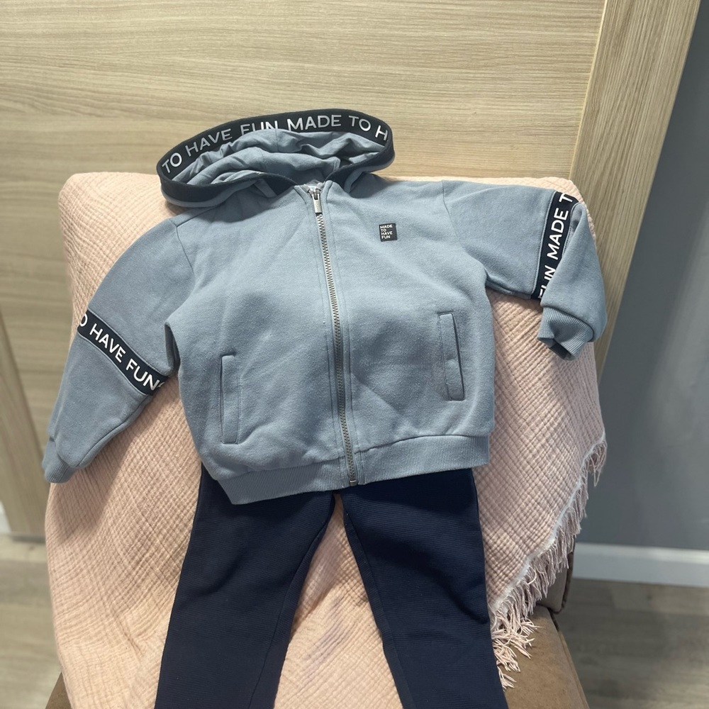 Mayoral Blue and Black Kids Matching Set